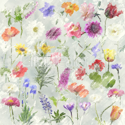 Flowers Watercolor