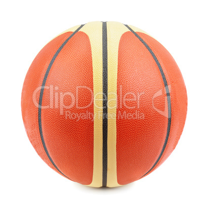 basketball ball isolated on white background