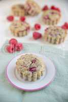 Himbeer Mohn Muffins
