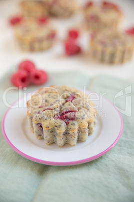 Himbeer Mohn Muffins