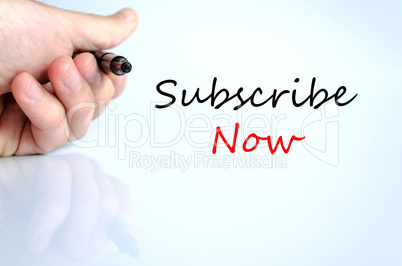 Subscribe now Hand Concept