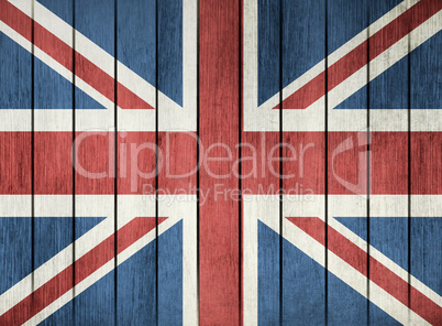 Grunge Flag Of United Kingdom Of Great Britain