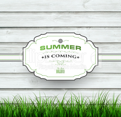 Summer Wooden Background