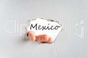 Mexico Text Concept