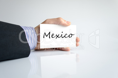 Mexico Text Concept