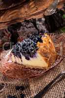 Cheesecake blueberries