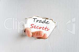 Trade secrets Text Concept