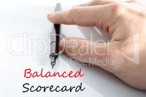 Balanced scorecard Text Concept