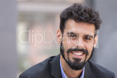 Young man with beard