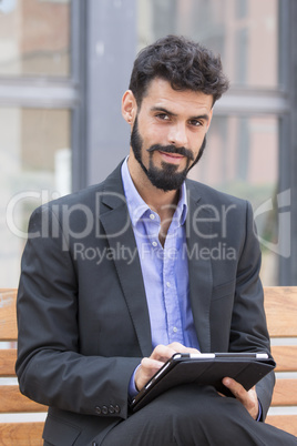 Young man with beard