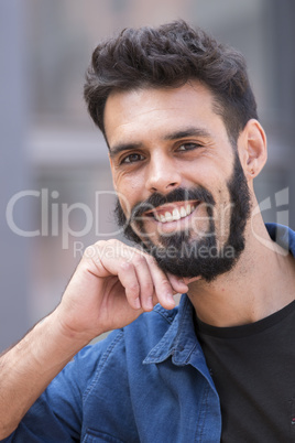 Young man with beard