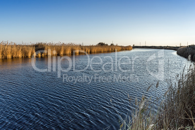 A beautiful of river landscape of before sunset