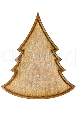 Figurine from wooden chipboard, decorative element for scrapbook