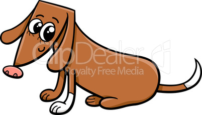 female dog cartoon illustration