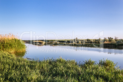 A beautiful of river landscape of before sunset