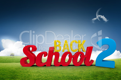 Composite image of back 2 school