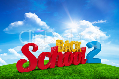 Composite image of back 2 school