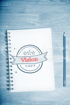 Vision  against students desk