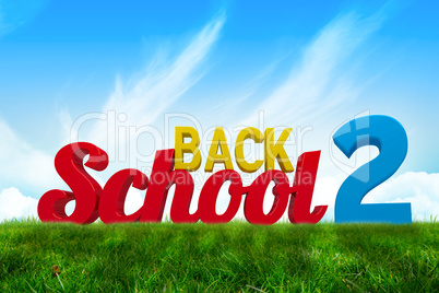 Composite image of back 2 school