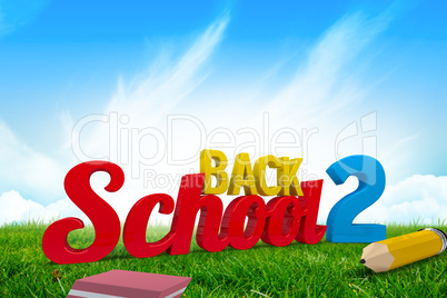 Composite image of back 2 school