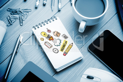 Composite image of innovation doodle Composite image of innovation doodle