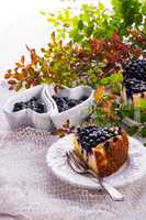 Cheesecake blueberries