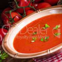 Rustic tomato soup