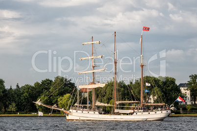 Segelschiff auf der Hansesail