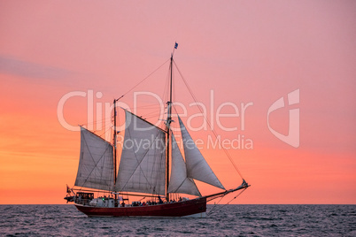 Segelschiff auf der Hansesail