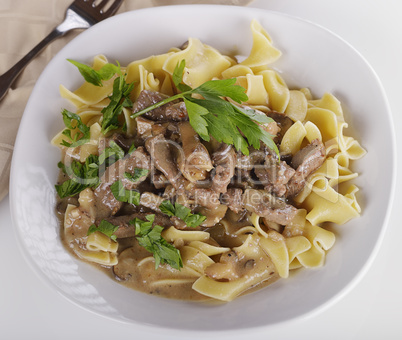 Beef Stroganoff