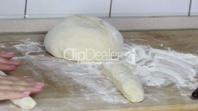 Preparation of dough for baking, HD, 1920х1080