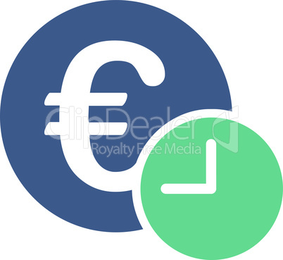 euro credit--BiColor Cobalt-Cyan.eps