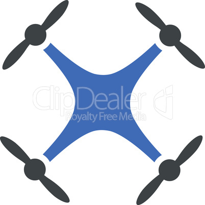 quadcopter--BiColor Cobalt-Gray.eps