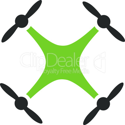 quadcopter--Bicolor Eco_Green-Gray.eps