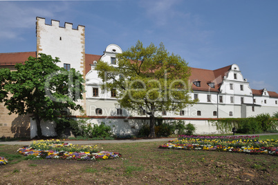 Blumen am Zeughaus in Amberg