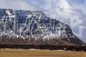 Volcanic landscape on the Snaefellsnes peninsula in Iceland