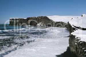 Peninsula Dyrhólaey in south Iceland