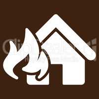 Fire Damage icon from Business Bicolor Set