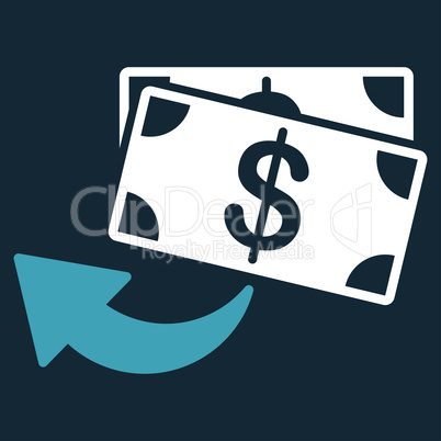 Cashback icon from Business Bicolor Set