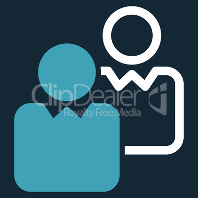 Clients icon from Business Bicolor Set
