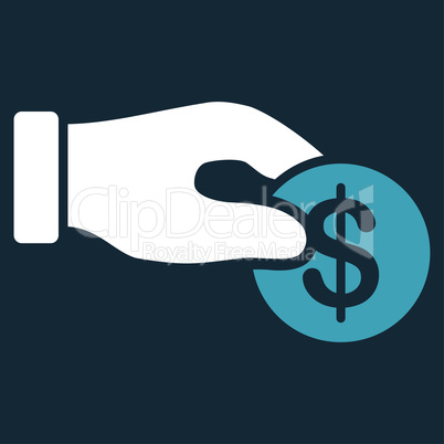 Donation icon from Business Bicolor Set