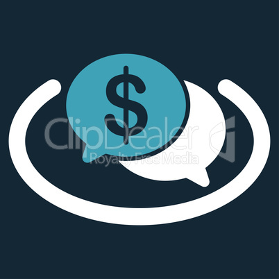 Financial Network icon from Business Bicolor Set