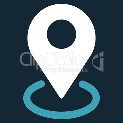 Geo Targeting icon from Business Bicolor Set