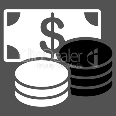 Cash icon from Business Bicolor Set