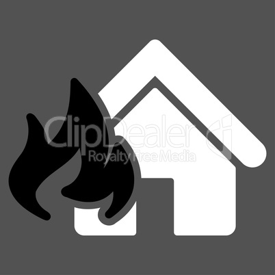 Fire Damage icon from Business Bicolor Set