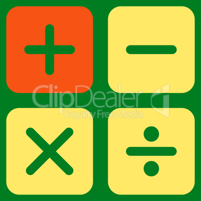 Calculator icon from Business Bicolor Set