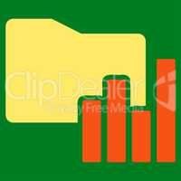 Charts Folder icon from Business Bicolor Set