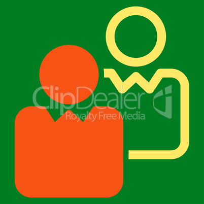 Clients icon from Business Bicolor Set