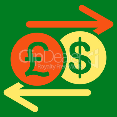 Money Exchange icon from Business Bicolor Set