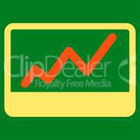 Stock Market icon from Business Bicolor Set